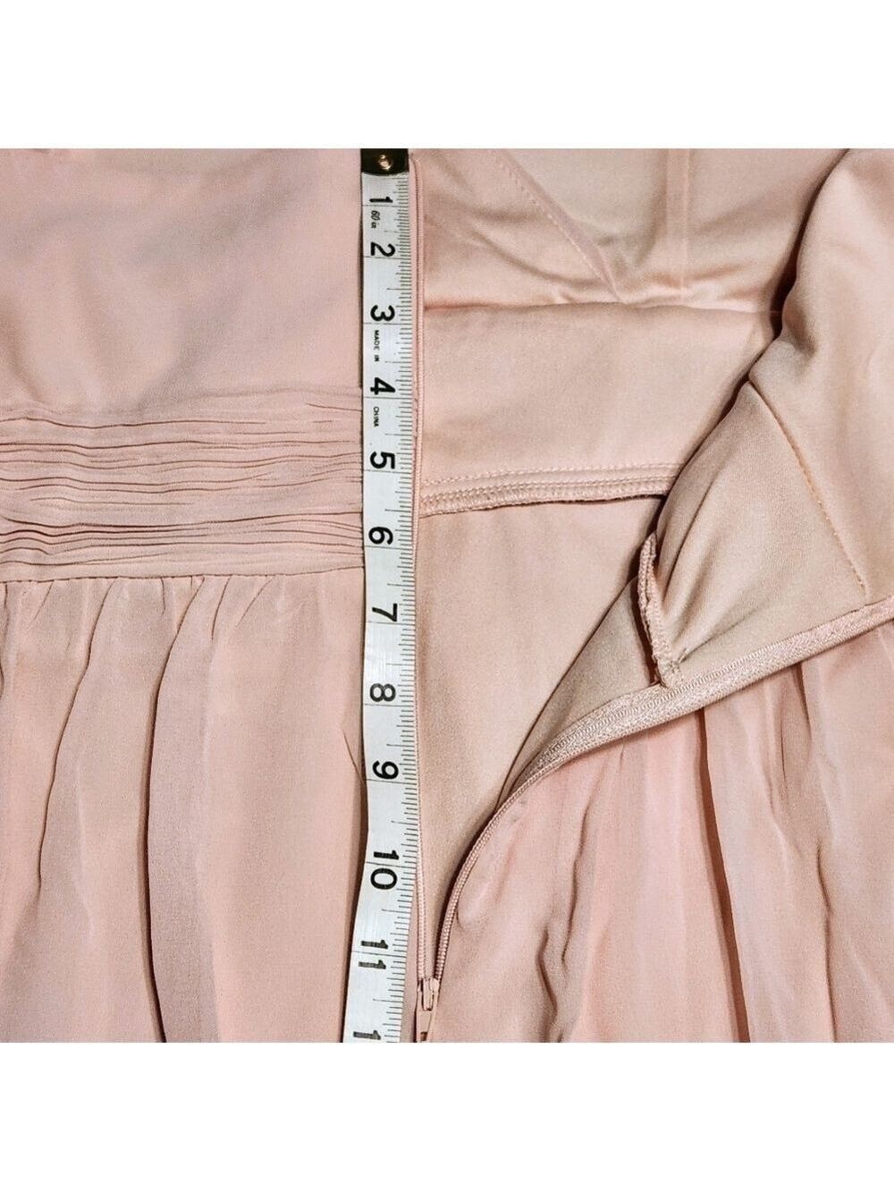Ever Pretty Pink Chiffon Beaded Belt V Neck Maxi Dress Size 20 - Picture 11 of 13